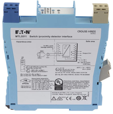 kopen 100VA MTL5511 MTL Instrumenten Schakelaar 10 ms Detector Proximity Sensor Interface online manufacture
