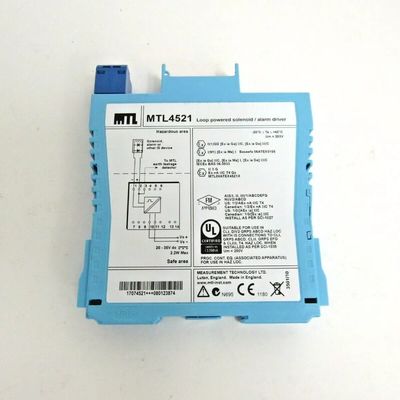 ซื้อ EATON MTL4521 SOLENOID/ALARM DRIVER ภายใน 10% ของค่าสุดท้าย ภายใน 100ms ตัวชี้วัด LED สีเหลือง online manufacture