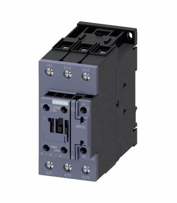 Siemens 3RT2035-1AP00 Contactor với 1 NO 1 NC Auxiliary Contacts Screw Terminal Size S2 6.6W tại AC trong trạng thái hoạt động nóng