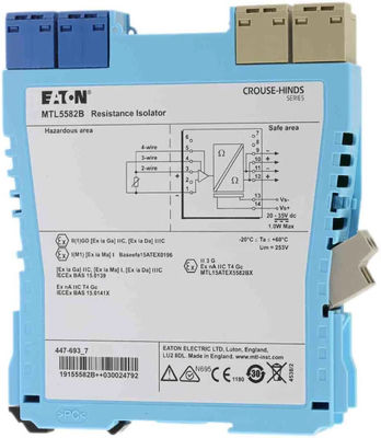MTL5582B Eaton MTL RTD Cảnh báo điều hòa kích thích hiện tại 200ua Định giá