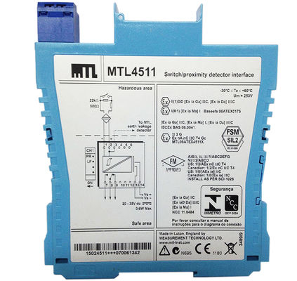 MTL4511 MTL Instruments  Switch/Proximity Detector Interface 1-channel, with line fault detection