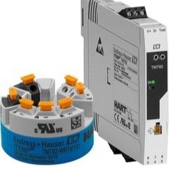 E+H iTEMP TMT82 temperature transmitter with Analog 4 - 20 mA Output Type