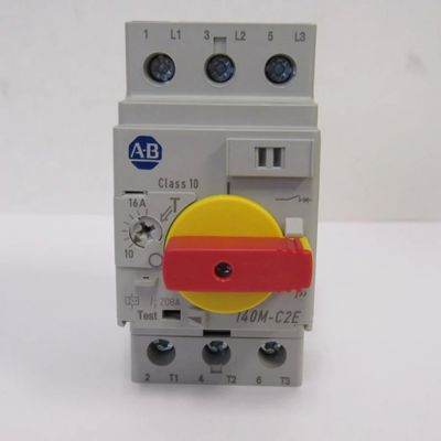 Allen-Bradley 140M-C2E-C10 Motor Protector Circuit Breaker 10 AMP NEMA Type 1 Enclosure 20°C to 60°C Operating Temp