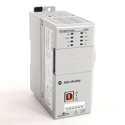 CompactLogix Dual Ethernet 1MB 8 I/O Allen-Bradley 1769-L30ER with Supported Analog I/O and Built-in Memory